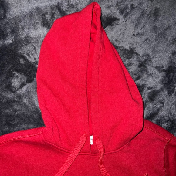 Levi’s Men’s Croft Fleece Stripe Red Logo Hoodie Size Medium - Picture 7 of 16